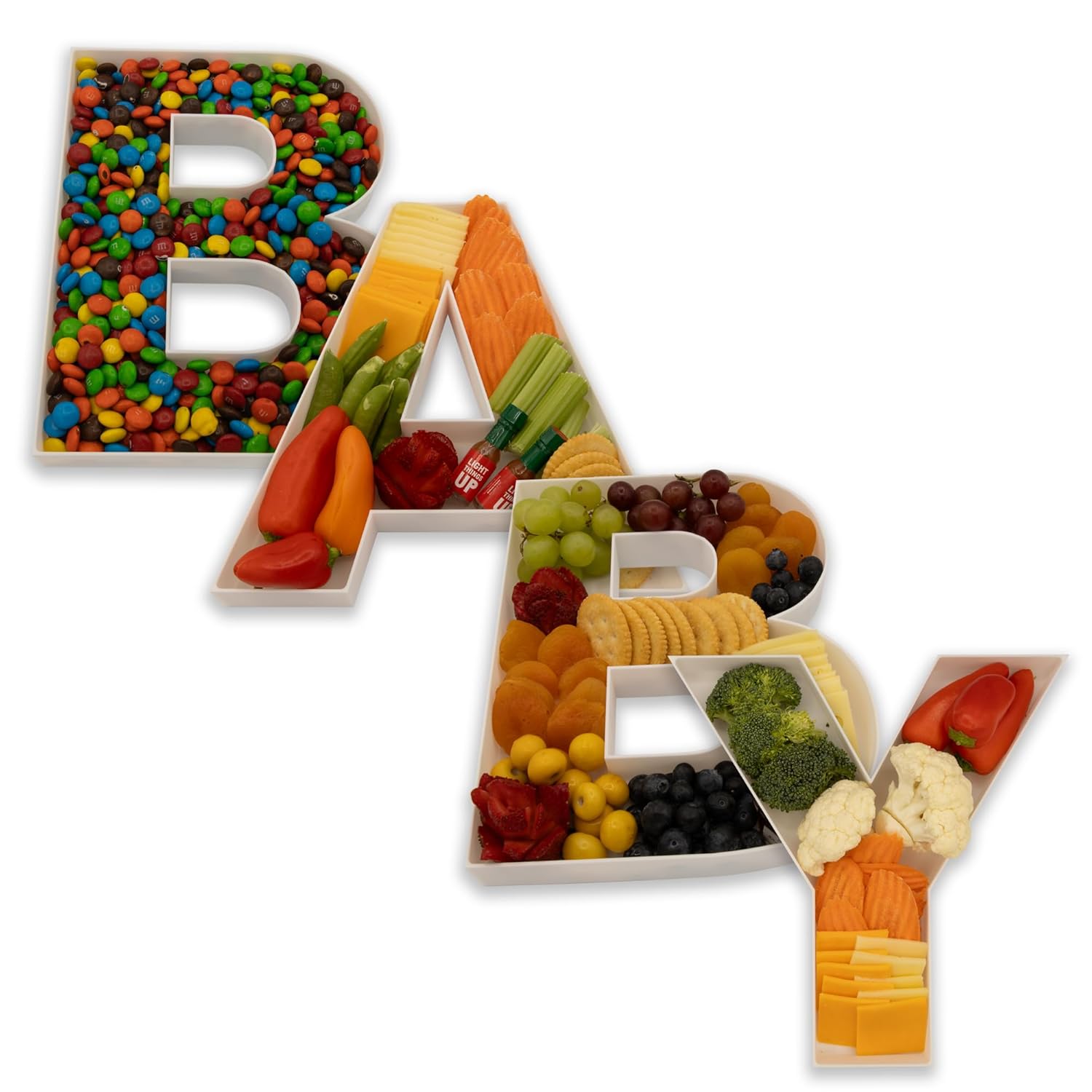 Baby Food Universe - Наполняемые пищевые буквы в форме сладости,