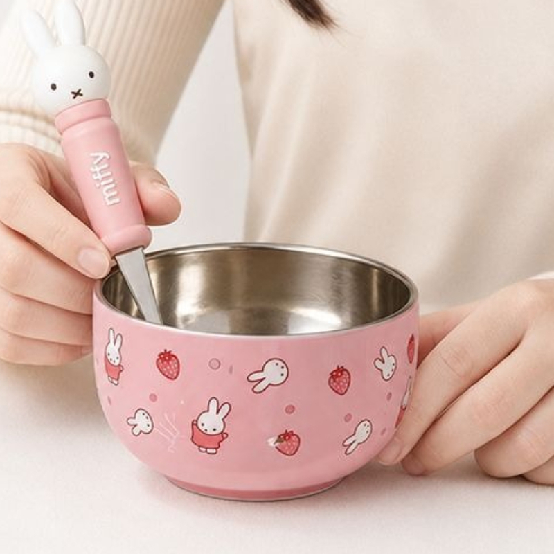 Baby Food In Japan - Мультяшная милая термостойкая миска Miffy из
