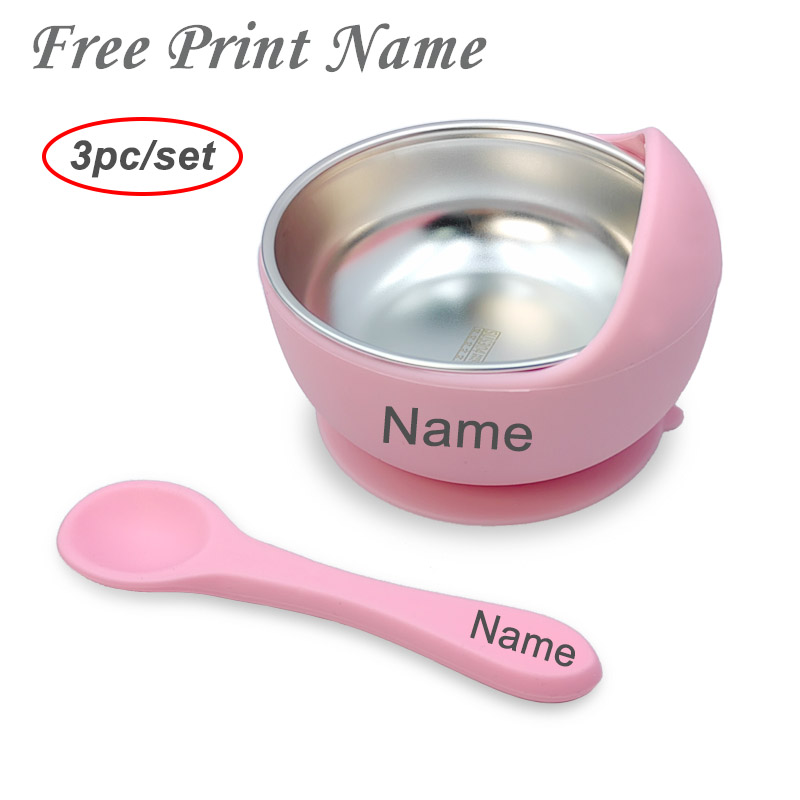 Silicone Suction Bowl - Набор из 3 предметов, миска для