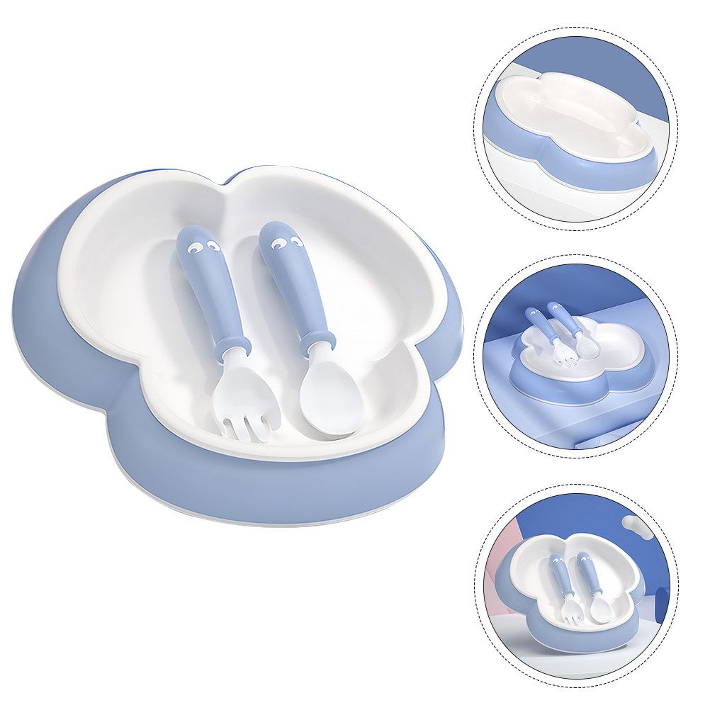 Baby Food Dinner - 1 комплект: детская тарелка, ложка и