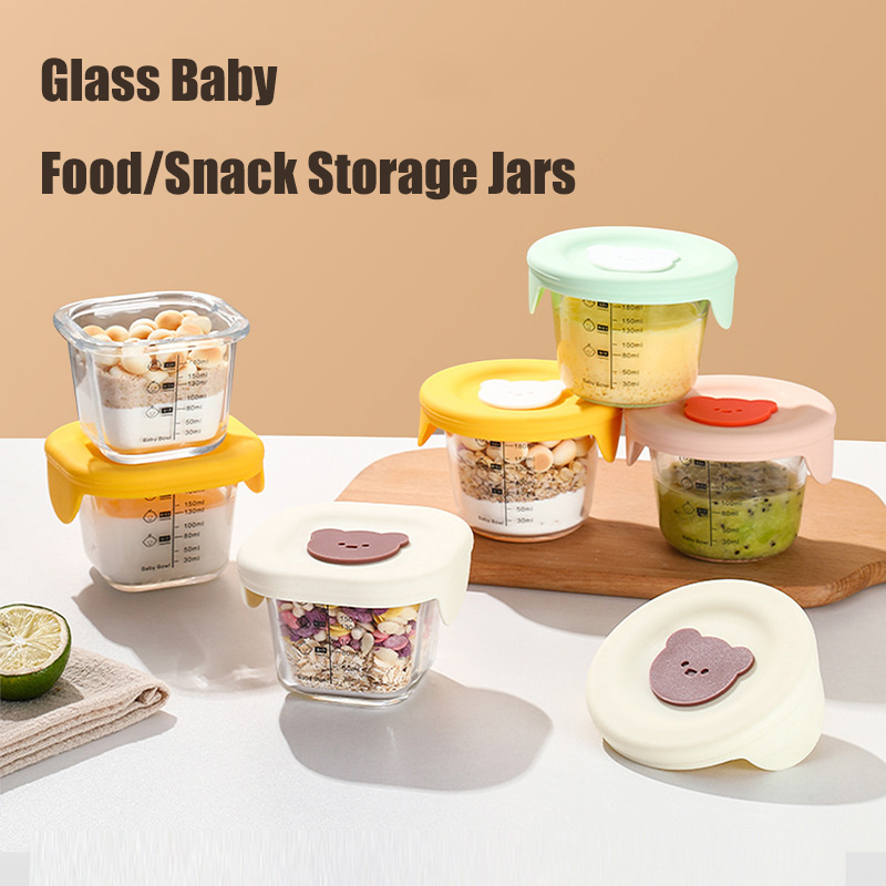 Baby Food Delivery - 180 мл стеклянные банки для хранения