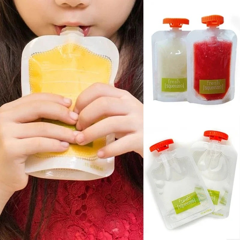 10 шт., коробка для детского п – обзор и цена Baby Puree Pouch