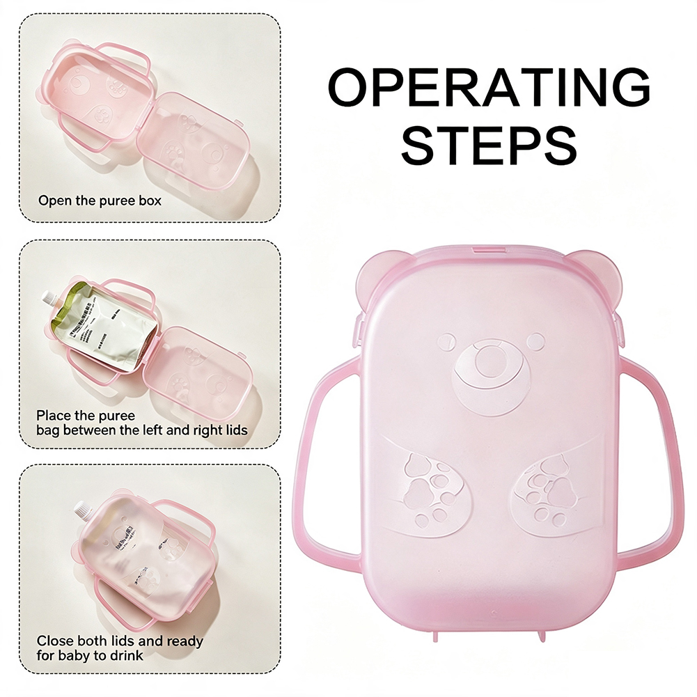 Устойчивый к сжатию держатель  – обзор и цена Baby Puree Pouch