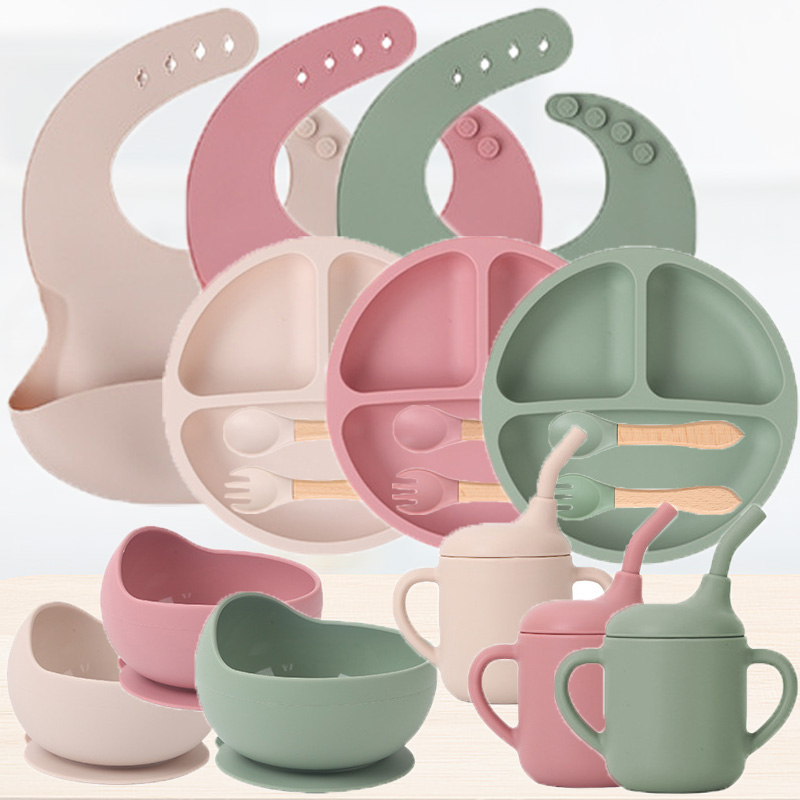 Набор детской силиконовой посу – обзор и цена Silicone Suction Bowl