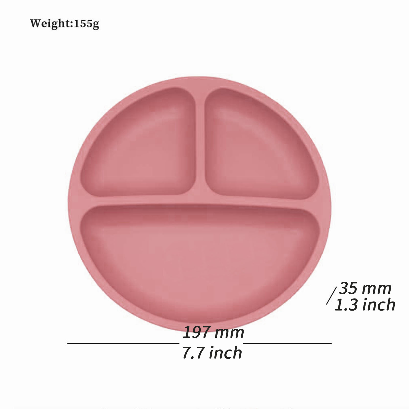 Пищевая силиконовая разделенна – обзор и цена Silicone Suction Bowl