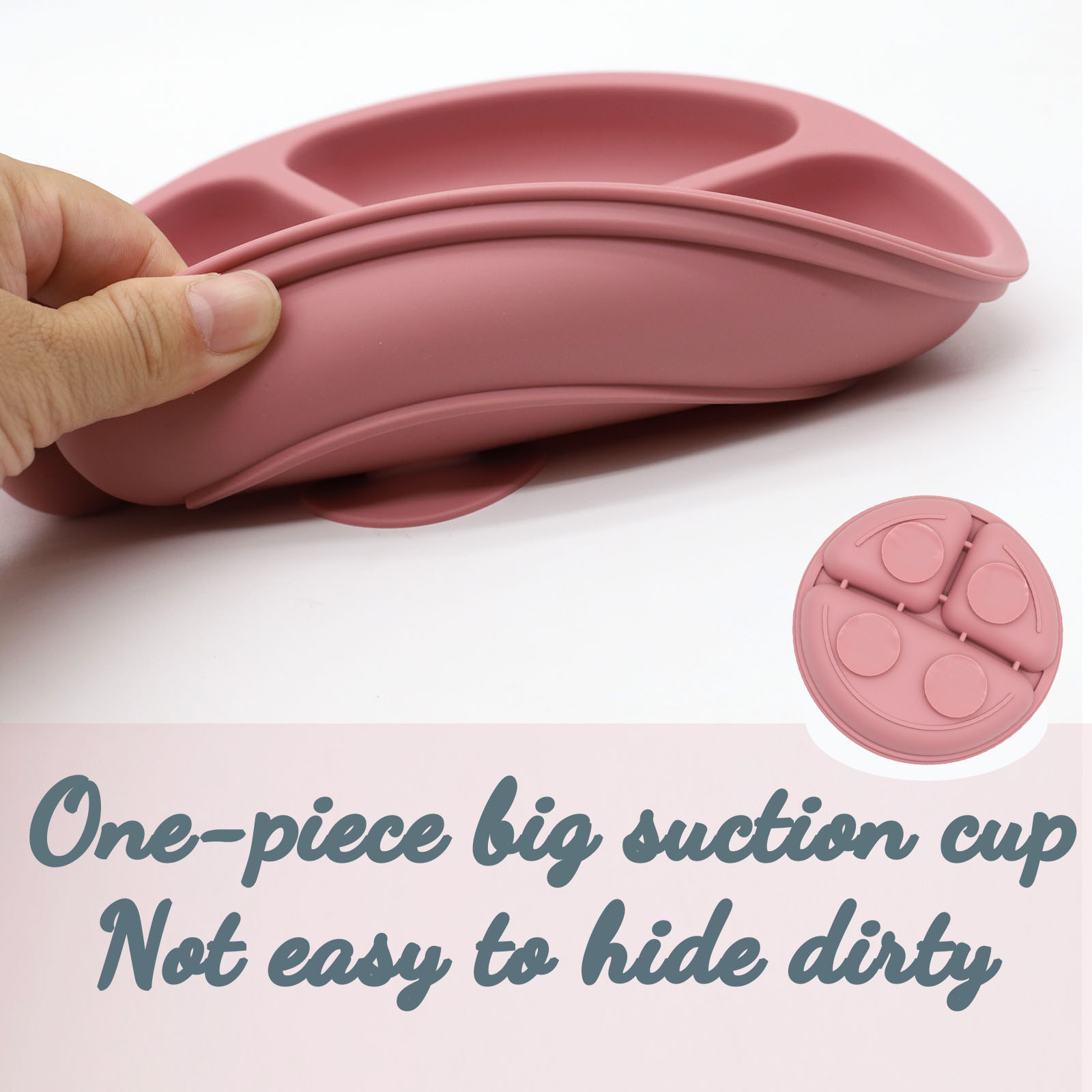 Пищевая силиконовая разделенна – обзор и цена Silicone Suction Bowl